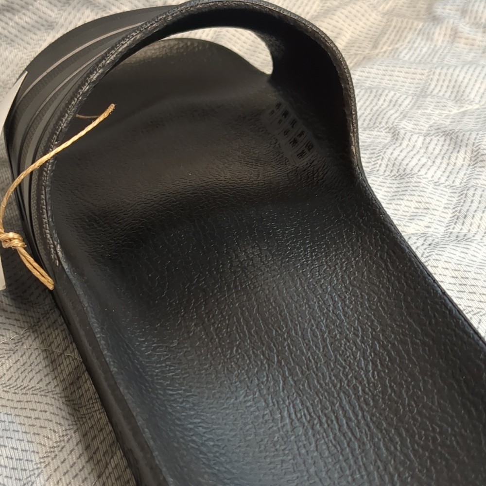 Adidas Black Slide Sandals - Picture 12 of 16